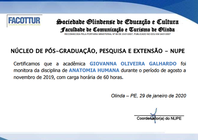 Certificado